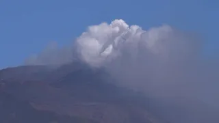 Etna volcano activity time lapse 03-05-2020