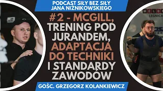 PODCAST SIŁY BEZ SIŁY #2 W/ GRZEGORZ KOLANKIEWICZ - MCGILL, TRENING POD JURANDEM, STANDARDY ZAWODÓW