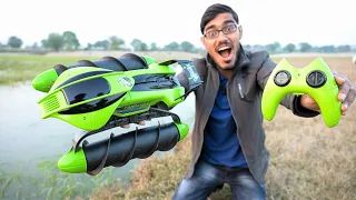 Remote Controlled Amphibian Toy | ये जमीन और पानी दोनों पे चलता है | Unboxing & Giveaway