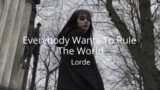 Lorde -Everybody Wants To Rule The World- Sped Up