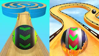 Going Balls | Funny Race, Banana Frenzy, Portal Run Vs Sky Rolling Ball 3D Speedrun Gameplay