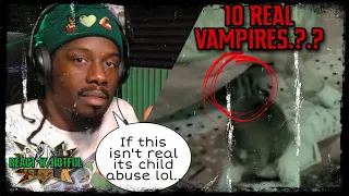 REACTION |10 REAL VAMPIRES CAUGHT ON CAMERA & SPOTTED IN REAL LIFE!