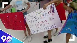 Colorado Olympic climbers return home from Tokyo