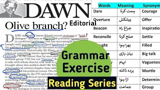 Dawn Editorial With Urdu Translation| Editorial Analysis| Dawn Opinion| English newspaper reading|