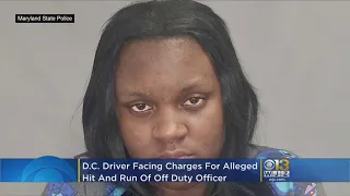 Woman Arrested In Hit-And-Run, Struck Off-Duty Officer Attempting To Stop Her From Getting Away