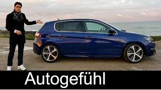 2015 All-new Peugeot 308 GT 205 hatch test drive REVIEW (+ 308 SW)- Autogefühl