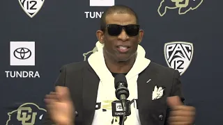 Deion "Coach Prime" Sanders Press Conference vs. Nebraska