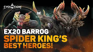 Spider King's Event EX20 Barrog Best Hero Lineup | Eternal Evolution