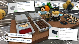 NEW BLOXBURG NEW YEARS UPDATE... FOODS, SKY LANTERNS AND MORE!