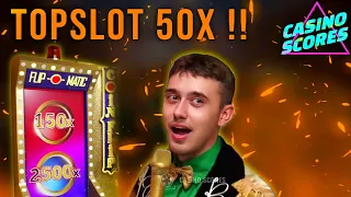 Crazy time big win today,OMG!! 2500X COIN FLIP, TOPSLOT 50X !! RECORD COIN FLIP CRAZY TIME A !!