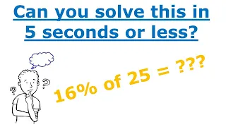 Easy Percentage Trick you were Never Taught in School