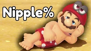 The Mario speedrun where you take off his shirt as fast as possible