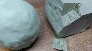 Как увлажнить глину, если она немного пересохла