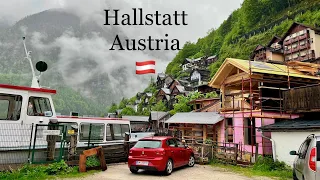 Hallstatt Austria Nature Raining Relaxing 4K Scenes 🇦🇹