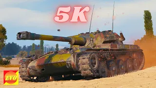 WoW - AMX ELC bis 5K Damage 8 Kills World of Tanks Replays