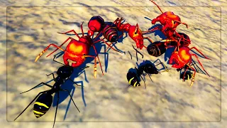 I Used Habit To Beat Little Black Ants VS Fire Ants in Empires Of The Undergrowth