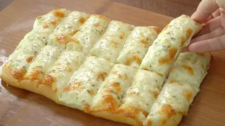 Cheese Garlic Bread with Honey Dip :: Cheesy Garlic Finger