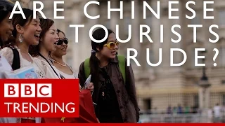 Do Chinese tourists deserve their 'rude' reputation? - BBC Trending