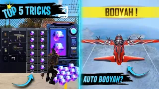 Top 5 New Tricks In Free Fire | Auto Booyah Trick | Tricks To Surprise Your Enemies In Free Fire