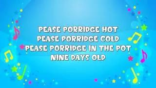 Pease Porridge Hot | Sing A Long | Nursery Rhyme | KiddieOK