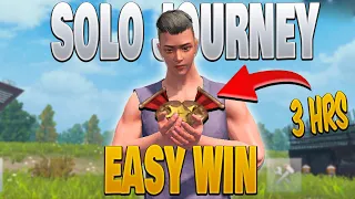SOLO JOURNEY HOW I WON THE BADGE WITHIN 3 HOURS PREPARATION PART 2 LAST ISLAND OF SURVIVAL