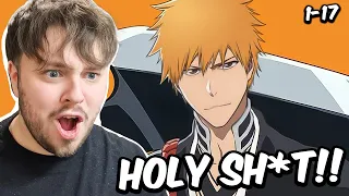 REACTING to ALL *BLEACH* OPENINGS (1-17) for THE FIRST TIME !!