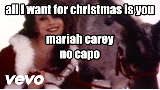 all i want for christmas is you mariah carey lyrics and chords