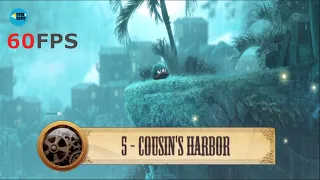 Leo's Fortune: Level 5 (Cousin’s Harbor) - 3 STARS + Secret Gold Cog , iOS/Android Walkthrough