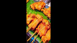 The Perfect Chicken Breast! World's Famous Grilled Chicken Lady-Thai Street Food #tasty_street_food