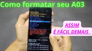 Como formatar, fazer hard reset no Samsung A03