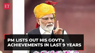 Independence Day Modi Speech: PM lists out his govt's achievements in last nine years