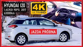 HYUNDAI I20 1.4CRDI 90KM Jazda Próbna TEST.