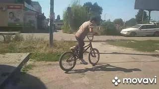 Дропи на BMX и падения