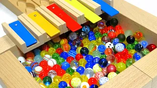 Marble run race ASMR ☆ Cuboro & HABA ! Colorful marble 10min.