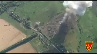 Ukraine's artillerymen destroying Russian positions