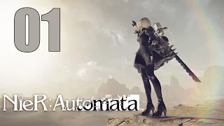 NieR: Automata - Let's Play Part 1: Time to Git Gud