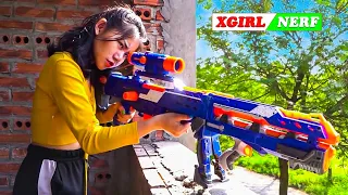 Nerf War Studio : SQUAD SEAL X Warriors Nerf Guns Fight Criminal Alibaba Captain Rescue