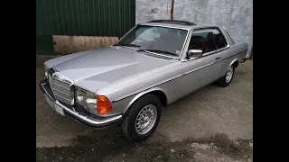 1982 Astral Silver Mercedes W123 230CE Coupe For Sale by Cheshire Classic Benz - SOLD