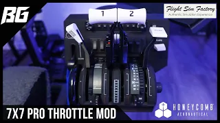 7X7 Pro Throttle Mod w/ Detents for Honeycomb Bravo | FlightSimFactory