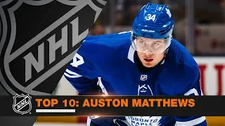 Top 10 Auston Matthews plays from 2017-18