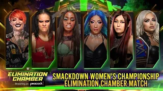 WWE 2K20 ELIMINATION CHAMBER 6 WOMEN'S ELIMINATION CHAMBER MATCH - SMACKDOWN WOMEN'S CHAMPIONSHIP