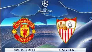 Manchester United vs Sevilla FC 13/03/2018 - UEFA Champions League - PES HD Gameplay