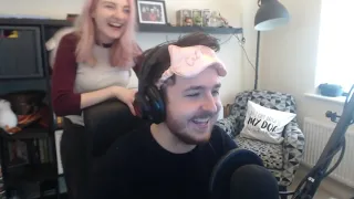 LDShadowlady Scares Joel Whilst He's Blindfolded