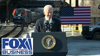 Biden highlights major rail system overhaul in Baltimore