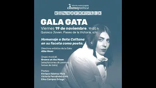 Gala Gata Homenaje a Gata Cattana faceta como poeta "Gata Cattana" "eterna" "rap" "poesía" "música"