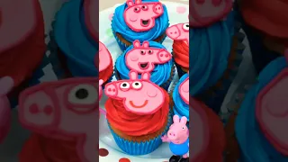 TIKTOK Cutest Peppa Pig Cupcake Hack!! 🥰🐷🐽 #shorts #peppapig #hooplarecipes #blackpink