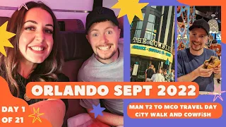 TRAVEL DAY MAN TO MCO VLOG | VIRGIN ATLANTIC | UNIVERSAL ENDLESS SUMMER SURFSIDE INN ROOM TOUR