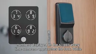 Smart Door Lock with Wi-Fi, Biometric Fingerprint and Digital Keypad, Works with Google Assistant