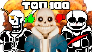 Я поиграл в 100 Undertale Фан Битв и оценил их