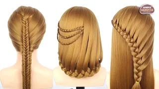 Top 5 Beautiful Hairstyle For Girls | Unique Hairstyle | Open Hair Hairstyle | Ponytail Hairstyle